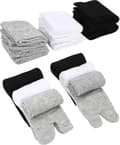 6 Par Unisex Tabi Flip Flop Strumpor Geta Strumpor Bomullsdelade Tåstrumpor
