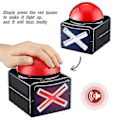 Miniatyrbillede 3 af 5: 4 stk. Spil Buzzer, Spil Buzzer Alarm Lyd Afspilningsknap Med Lys Trivia Quiz Got Talent Buzzer Spil