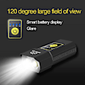 Miniatyrbillede 3 af 5: Cykeldele LED MTB Cykellygte T6 1200mAh USB Cykellygte Justerbar Zoom Cykel Forlygte Cykellampe Lommelygte Lanterne Tilbehør