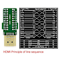 Miniatyrbilde 5 av 5: HDMI 2.0 Adapterkontakt med Breakout til 20-polet terminalbrett med hus, Shytmv