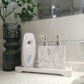 Miniatyrbild 2 av 5: Automatisk luftfräschare spray för badrum, tidsinställd luftfräschare dispenser, väggmonterad, automatisk doft