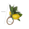 Miniatyrbild 2 av 5: 12 imitation citron servett spänne hotell modell rum servett ring