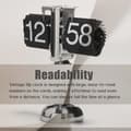 Miniatyrbild 3 av 5: Automatic Flip Clock Vintage Black