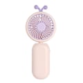 Pikkukuva 1 / 5: Mini Kannettava Tuuletin Taskutuuletin Ladattava USB-tuuletin Matkaystävällinen Jäähdytystuuletin - VÄRI: Pinkki