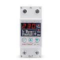 Miniatyrbild 1 av 5: Sinotimer Led-display Svp-912 40a Din-skena 230v Justerbar Överspänning Underspänning Skyddande Devi
