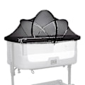 Miniatyrbillede 1 af 5: Myggenet til Bassinet - Beskyttelse mod Myg, Katter og Insekter (Sort) Dpn