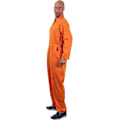 Pikkukuva 2 / 5: Vankila-hyppyasu | Oranssi Vankilavangin Halloween-asu Unisex Vankila Rikollinen