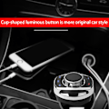 Miniatyrbillede 2 af 5: 100% Ny Universal Trådløs Bilratstyring Fjernbetjening Knapper Støtter Bluetooth med LED Lys 8-Tast Funktioner til Android Navigation