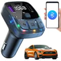 Bluetooth Biladapter Oplader PD | Trådløs FM-Sender & Musikafspiller med USB