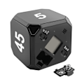 Miniatyrbilde 5 av 5: Cube-timer Kjøkken Timer Gravitasjonssensor Flip Meditasjonstimer for Tidsstyring og Nedtelling 5-1