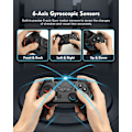 Miniatyrbilde 3 av 5: Switch ControllerPro Kontroller for Switch/Switch Lite/Switch OLED, Switch Fjernkontroll Spillkontroll, Justerbar Turbo og Dobbel Vibrasjon