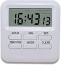 Digital Timer med 3-i-1 Klocka/Alarmfunktion, Magnetisk Kökstimer, Nedräknings Stoppur Timer