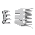Miniatyrbilde 5 av 5: Saksblader for sauesaks, buede, 13 tenner, ullklipperkam, kutter, trimmer, tilbehørsett