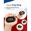 Miniatyrbild 3 av 5: Handgreppsförstärkare, Räknare Underarms Träning Kit (6-pack), Justerbar Handgreppsförstärkare, Greppring, Fingersträckare, Fingerövning