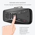 Miniatyrbild 5 av 5: Trådlöst Bilkit Handsfree Samtal Högtalartelefon Automatisk Avstängning och Automatisk Anslutning Röstassistent