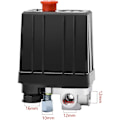 Miniatyrbillede 3 af 5: Kompressor Tryk Switch, 90-120 PSI, 240V, 4 Udgange, Sort