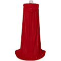 Miniatyrbillede 5 af 5: Lang hætteklædt fløjls kappe Halloween Jul Fancy Cape Kostumer 150 cm