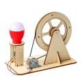 Miniatyrbilde 3 av 4: DIY Dynamo Modell Trevitenskapseksperiment Fysikk Utdanningsleker for Barn Fp