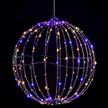 Miniatyrbilde 2 av 5: Julekule med LED-lys, vanntett lysende julekuler for utendørs og innendørs fest, hage, tre, hagedekorasjoner