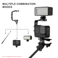 Miniatyrbild 5 av 5: Metallram med kallskofäste för Gopro Hero 11 10 9 8 7 Dji Action 3 Kameratillbehör Fästen för belysning Mikrofonfäste