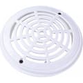 Rund bottenavloppsrist för pool - Diameter 18 x 20,3 cm - Vit
