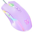 Miniatyrbillede 1 af 5: Onikuma Cw905 Trådløs Mus 6400 Dpi Usb Gaming Mus 7-knaps Design Åndende Led Farve Til Desktop