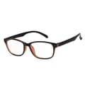 Miniatyrbild 1 av 2: Rectangular Brown Computer Glasses with Blue Light Filter, Non-Prescription