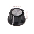 Miniatyrbilde 4 av 4: 5 stk Mf-a01 Potensiometer-knapplokk Innvendig 6mm Rotasjonsbryter Bakelite Wh118 Wx050