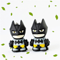 Miniatyrbillede 3 af 4: Ny Ankomst Batman Nøglering LED Nøglering Med Lyd Lommelygte Seje Nøgleringe