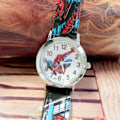 Miniatyrbild 4 av 6: Julgåva Barn Spiderman Klocka Tecknad Armband Barn Superhjälte Present Barn Spider Man - REKOMMENDERAD Röd