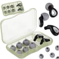 Noise-reducing silicone earplugs 35 dB S/M/L with storage case