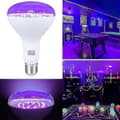 E27 15W 385-400nm UV LED Mustavalopolttimot Musta Valo