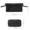 Miniatyrbilde 3 av 5: Universal Stroller Organizer Med Isolerende Koppbærer, Avtakbar Telefonveske Og Skulderstropp