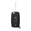 Miniatyrbillede 3 af 5: 3 Knapper Flip Bil Nøgle Skall Etui til Au-di A2 A3 A4 A6 A8 TT CR2032