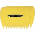 Miniatyrbillede 1 af 3: Gule Have Gårdblade Scoops, Bladsamler Griber Græs Griber Blade Saml Op Håndriver Til Have Bladaffald Saml Græsplæne Afklip 1 Par