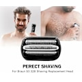 Miniatyrbilde 3 av 5: 2 stk. Passer til - 32B S3 Erstatningshode for elektrisk barbermaskin til Braun Series3 barberhoder, for Braun S3 3040s 3000s 3050cc 3010s 3070cc 3