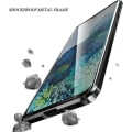 Miniatyrbillede 3 af 4: Samsung Galaxy A41 Etui Magnetisk Adsorption 360 Grader Fuld Beskyttelse Stødsikker Metal Med Transparent L