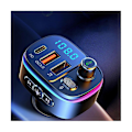 Miniatyrbillede 5 af 5: Ny Bil Bluetooth Mp3 Afspiller Tabsfri Bluetooth Opkald Multifunktionel Bilafspiller Biloplader 3.0 Hurtig