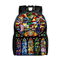 Miniatyrbild 1 av 4: Legend Of Zelda Ryggsäck Grundskolan Mellanstadiet Bokväska Stor Kapacitet Axelväskor Casual Dagryggsäck Laptopväskor För Pojkar Flickor-QJU519