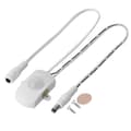 Mini PIR Infrarød bevegelsessensorbryter for LED-stripe - Hvit, 5A, DC 6-24V
