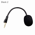 Miniatyrbild 1 av 5: Headsetmikrofon Plug and Play Ersättningsbar Flexibel 3,5 mm Omnidirektionell Gaming-headsetmikrofon för Logitech-G Pro X