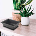 Miniatyrbilde 4 av 5: 6-delt Bonsai Potter-Klassisk Dyp Underskål med Innebygd Nett-for Planter, Blomster, Urter, Plast Firkantet