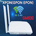 Miniatyrbillede 3 af 5: XPON Gpon EPON Onu til GM630 Dual Band 4GE WLAN+2.4g&5g WIFI EPON Optisk Netværksterminal EU Stik