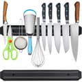 Magnetic strip 32.5 cm for knives and tools with mounting pins