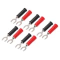 Miniatyrbild 3 av 5: High Current U-Type to Banana Plug Adapter with 4mm Socket - 10 Pcs