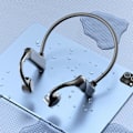 Miniatyrbillede 4 af 5: Knogleledning Høretelefoner Vandafvisende Kørsel Bluetooth Headset Sort