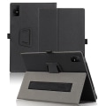 Miniatyrbild 1 av 5: Tabletskydd för TCL Tab 10 Gen 2 - Stativ, Skin-touch PU-läder, Fullt Skydd - Svart