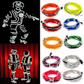 Pikkukuva 4 / 5: Johdinvalokaapeli LED-neon joulu tanssijuhlat DIY-puvut vaatteet valaiseva auton valo koristelu vaatteet pallo rave 1m/3m/5m X