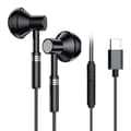 USB-C In-Ear Headphones with Wired DAC Black