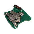 Miniatyrbild 4 av 5: 433mhz 2-knapps fjärrkontrollnyckel kretskort för 307 / 2000-2017 73373067c
